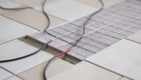 Ogrzewanie podłogowe na podczerwień pod płytki