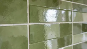 Oliwkowe płytki do kuchni