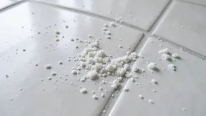 Osad wapienny na płytkach