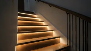 Oświetlenie schodów w domu