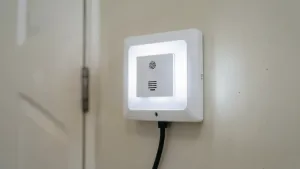 Oświetlenie schodowe 230V do puszki Fi 60mm z czujnikiem ruchu