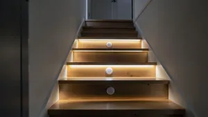 Oświetlenie schodowe LED z czujnikiem ruchu