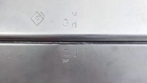 Oznaczenie spoiny czołowej