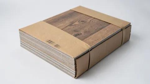 Paczka paneli podłogowych