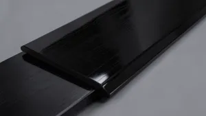 Panele podłogowe czarne połysk