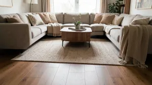 Panele podłogowe do salonu aranżację