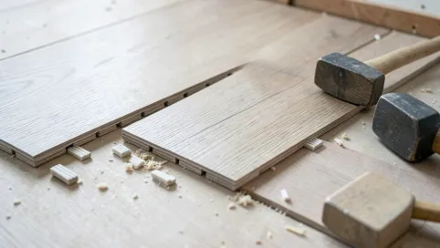 Panele podłogowe z montażem