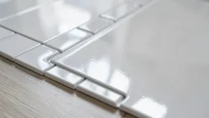 Panele podłogowe z połyskiem