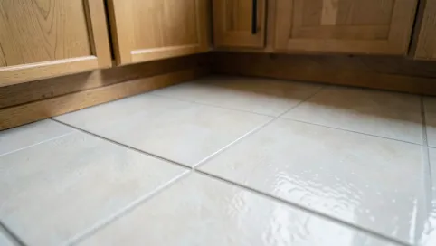 Panele winylowe na płytki w kuchni