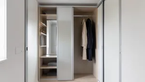 Płytka szafa do sypialni