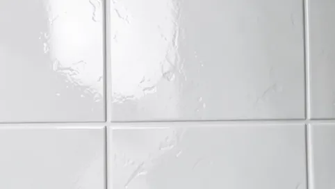 Płytki 3D do łazienki białe