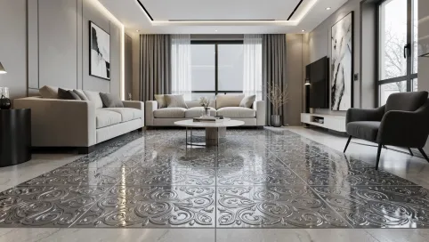 Płytki 3D do salonu