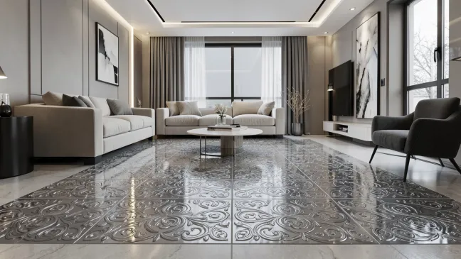 Płytki 3D do salonu