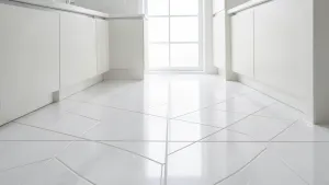 Płytki do białej kuchni na podłogę