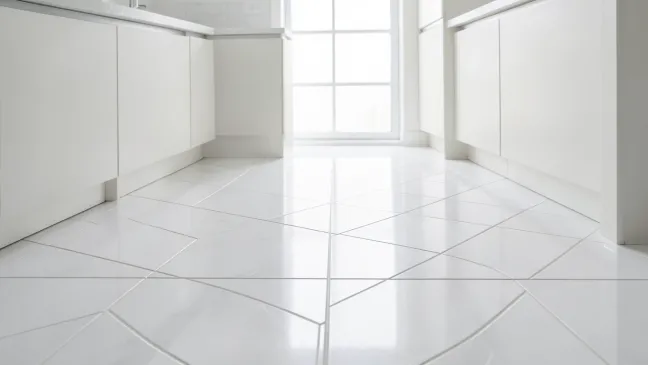 Płytki do białej kuchni na podłogę