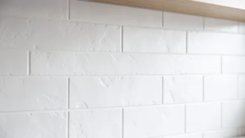 Płytki do kuchni na ścianę białe cegiełki