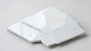 Płytki do łazienki białe z połyskiem