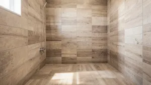 Płytki drewnopodobne łazienka inspiracje