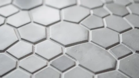 Płytki heksagonalne z panelami