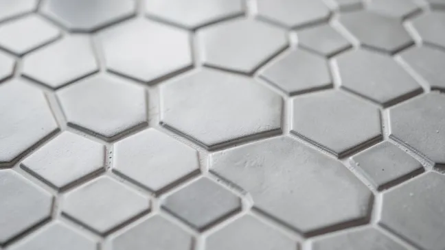 Płytki heksagonalne z panelami