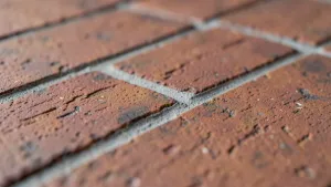 Płytki imitacja cegły z fugą