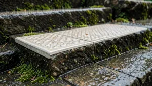 płytki na schodach zewnętrznych