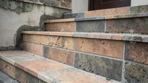 Płytki na schody zewnętrzne z kapinosem Opoczno