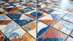 Płytki podłogowe wzór geometryczny