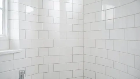 płytki w łazience do połowy ściany