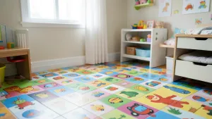 Płytki w pokoju dziecka