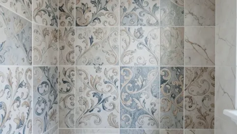 Płytki z motywem do łazienki