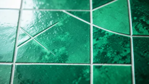 Płytki zielone do łazienki