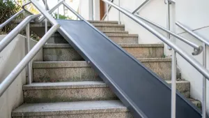 Podjazd na schody dla wózków dziecięcych