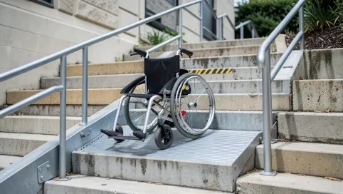 Podjazdy dla niepełnosprawnych na schody