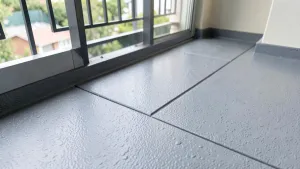 Podłoga na balkonie z powłok wodoszczelnych