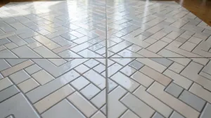 Podloga w jodełkę płytki