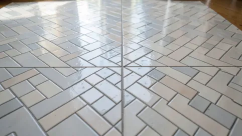 Podloga w jodełkę płytki