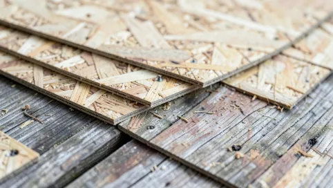 Podłoga z OSB na starych deskach