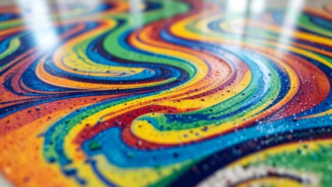 Podłoga z żywicy wzory