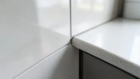 Połączenie Paneli Z Płytkami W Kuchni