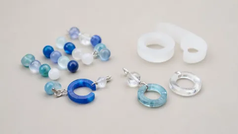 Półfabrykaty do biżuterii z żywicy