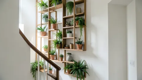 Pomysł na ścianę przy schodach