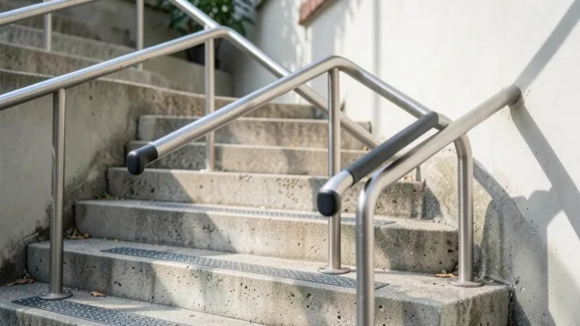 Poręcze schodowe dla niepełnosprawnych