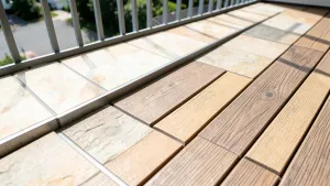 posadzka na balkonie z czego
