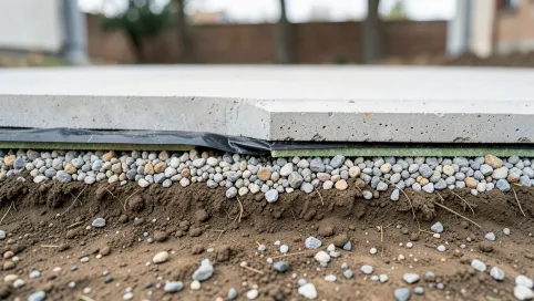 Posadzka na gruncie warstwy