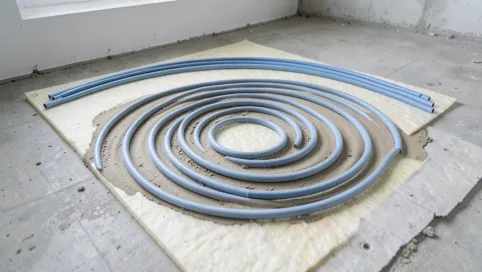 Posadzka na ogrzewanie podłogowe