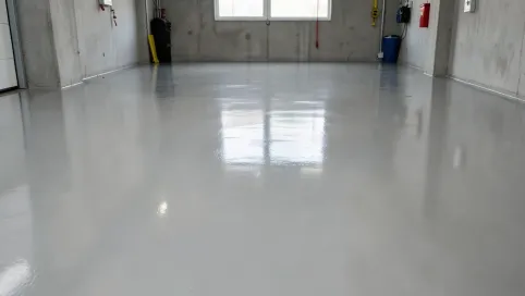 Posadzka przemysłowa w garażu