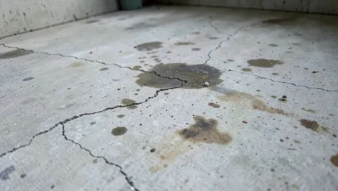 Posadzka w garażu nieogrzewanym