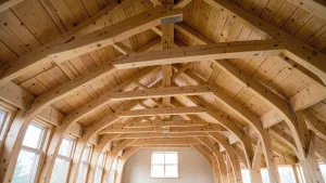 Projekt hali z drewna klejonego