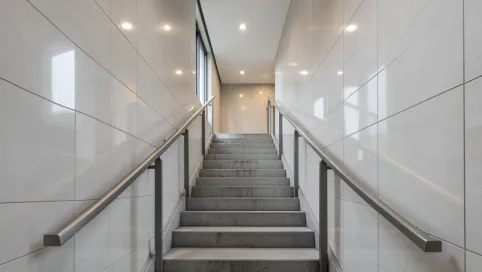 Projekt klatki schodowej w bloku